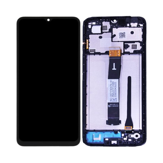 Touch+Display+Frame Xiaomi Redmi 12C Service Pack Black